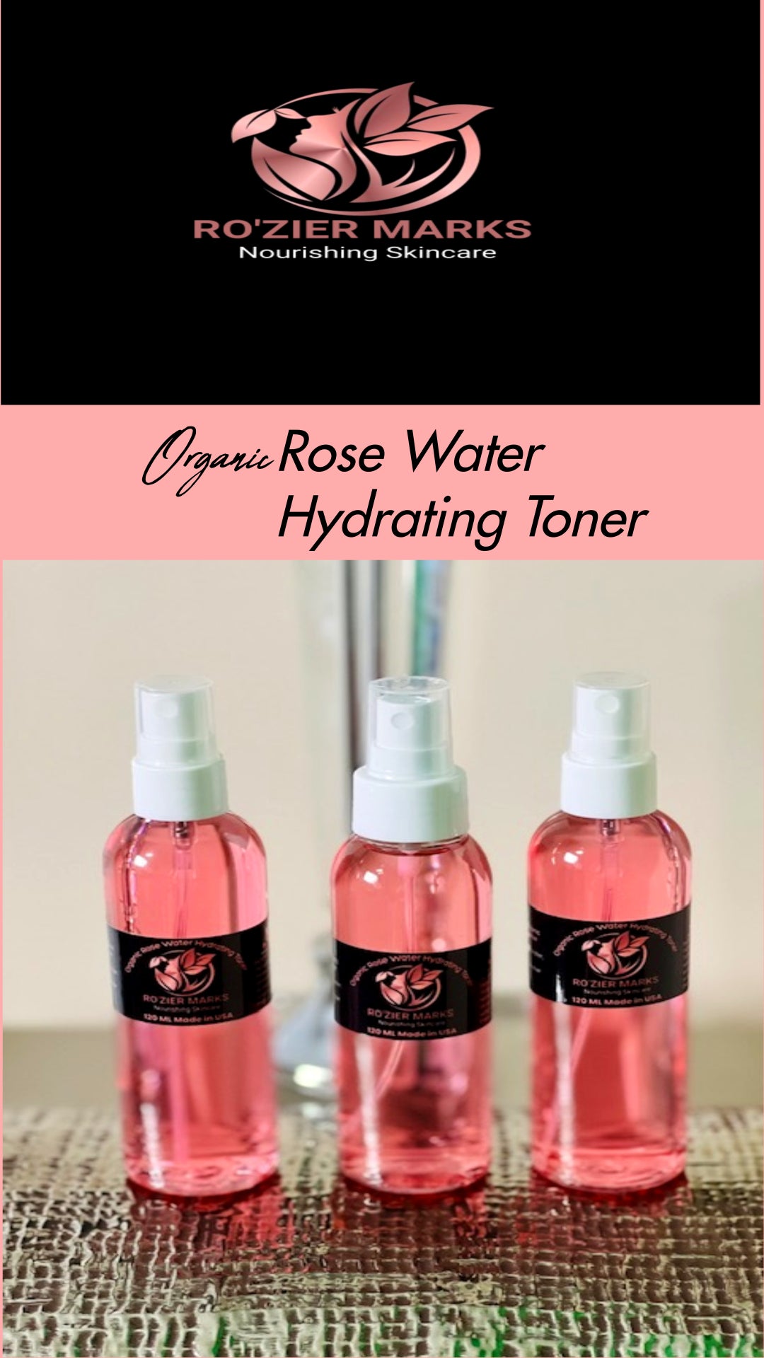 Organic Rose Water Hydrating Toner
