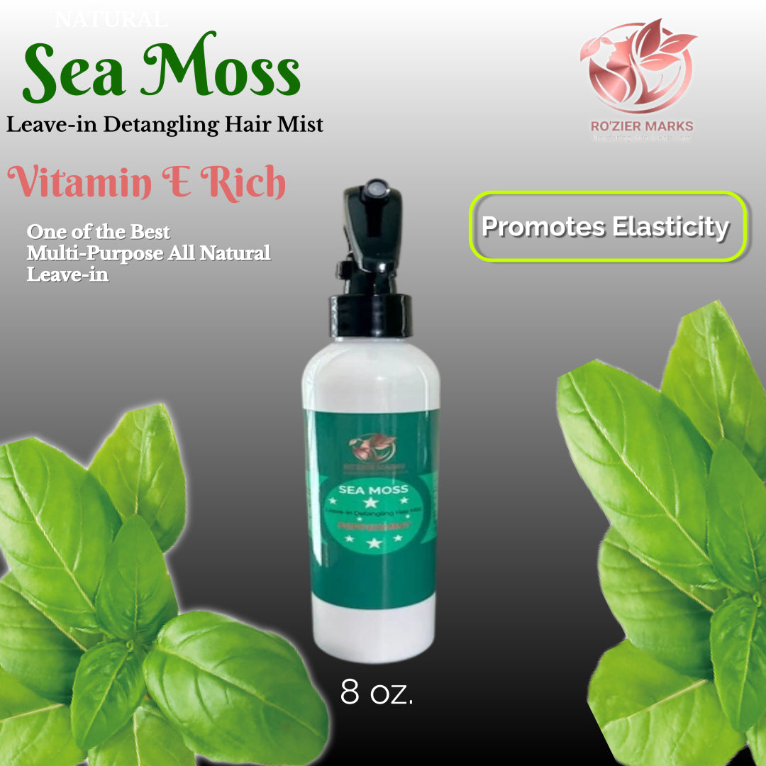 Sea Moss Leave-in Detangling Hair Mist -Peppermint