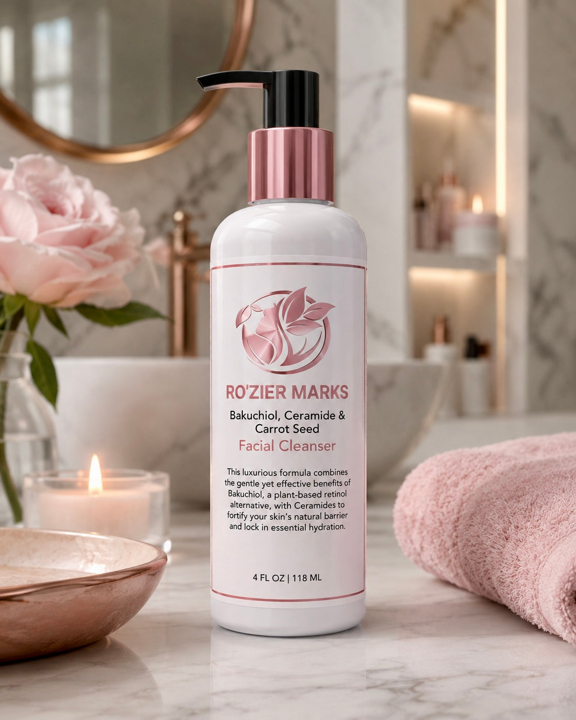 Bakuchiol, Ceramide & Carrot Seed Facial Cleanser